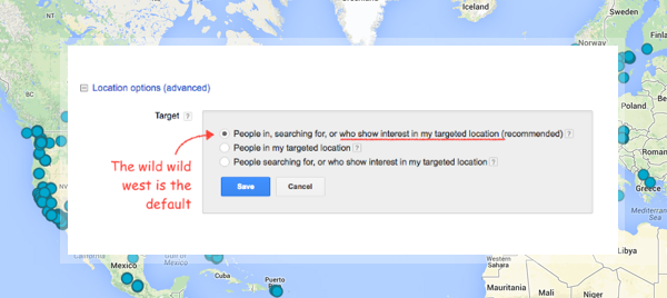 Adwords Location Options Advanced