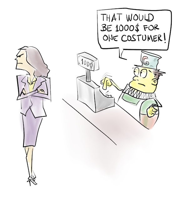 PPC Acquisition Cost - Cartoon