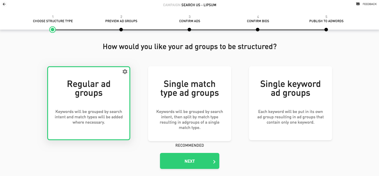 Single Keyword Ad Group 2025